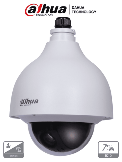 Camara Dahua  Mini Ptz Hdcvi De 2 Megapixeles/ 15x De Zoom Optico/ Wdr Real De 120 Db/ 3d Dnr/ Starlight/ Ip66/ Ik10 / Soporta Tvi/ahd/cvbs