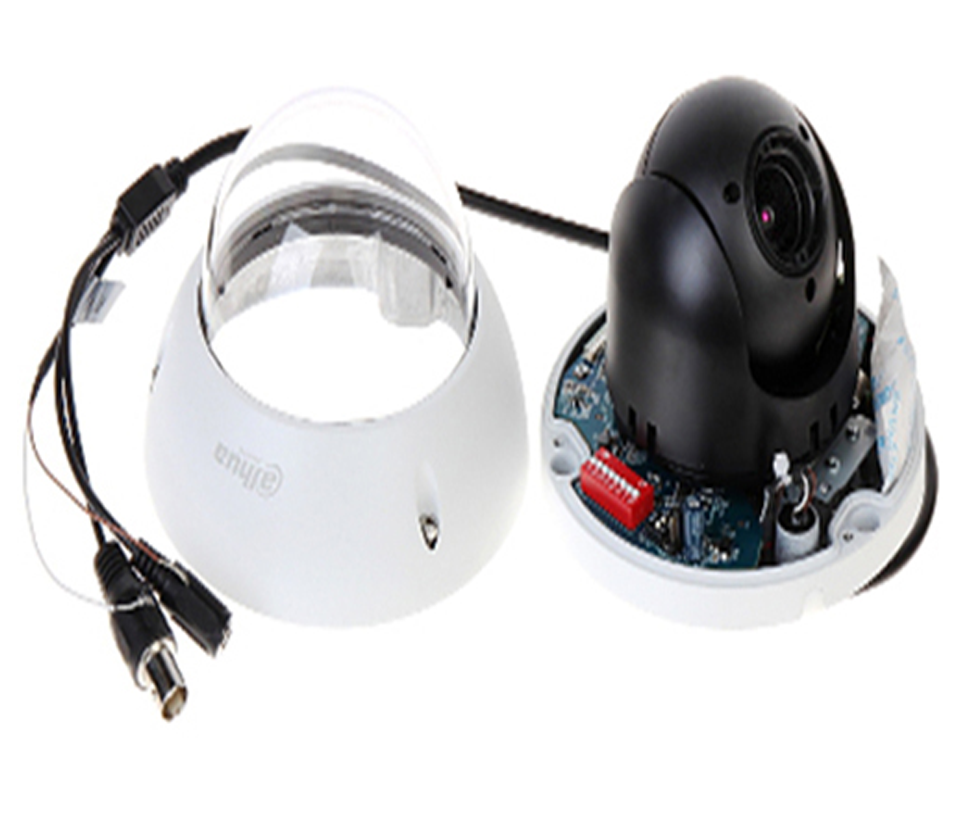 Camara Dahua Mini Ptz De 2 Mp Hdcvi / 4x Zoom Optico Con Brazo De Pared Pfb203w Incluido