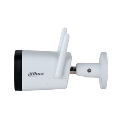 Camara Ip/ Dahua/ Ipc-hfw1230dt-stw/ Camara Ip Bullet Wifi De 2 Mp/ Lente De 2.8 Mm/ 100 Grados De Apertura/ Ir De 30 Mts/ H.265/ Microfono Y Altavoz Integrados/ Ranura Msd/ Ip67/ Detc De Movimiento