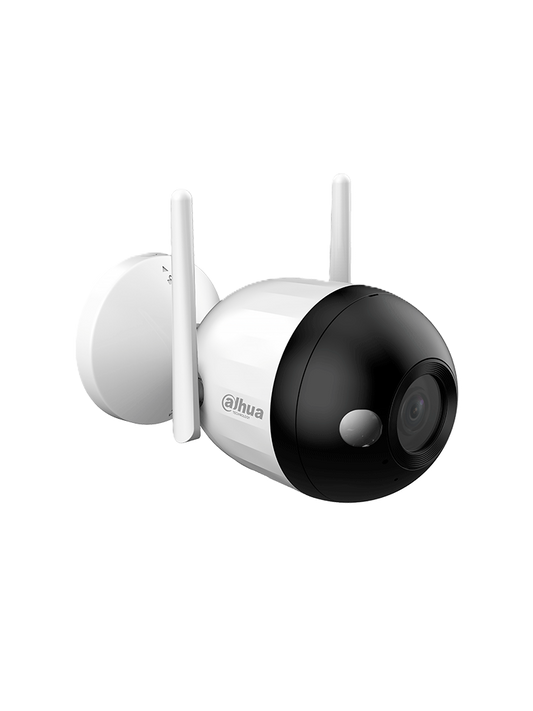 Camara Ip/ Dahua/ F4cn-led/ Bullet Wifi De 4 Mp/ Full Color/ Microfono Integrado/ 30 Mts De Luz Visible/ Ranura Para Msd/ Ia Con Deteccion De Humanos/ Ip67