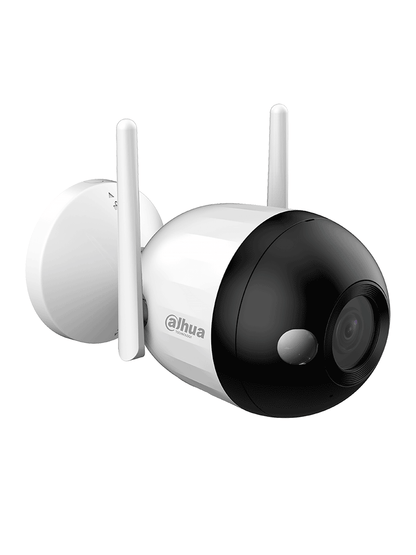 Camara Ip/ Dahua/ F4cn-pv/ Bullet Wifi De 4 Mp/full Color + Iluminacion Dual Intelingente/ Disuasion Activa/ Audio 2 Vias/ Microfono Y Altavoz Integrados/ 30 Metros De Iluminacion/ Ia/ Ip67