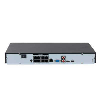 Nvr/ Dahua/ Nvr2208-8p-i2/de 8 Mp/ 8 Canales Ip/ Wizsense/ 8 Poe/ Smart H.265+/ 1 Ch De Reconocimiento Facial Y Fd/ Hasta 10 Bases De Datos De Rostros/ 2 Puertos Sata/ Smd Plus/ Max. Decodificacion D