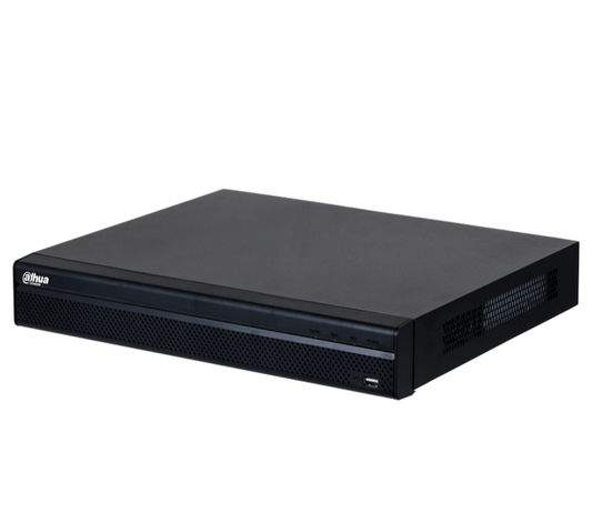 Nvr/ Dahua/ Dhi-nvr4216-4ks3/8 Mp/ 4k/ 16 Canales Ip/ Rendimiento De 160 Mbps/ Smart H.265+/ 2 Bahias De Discos Duros/ 4 And 2 E And S De Alarmas/ Hdmi And Vga/ Soporta Camaras Wizsense/ 4 Canales Smd Plu