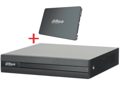 Dvr/ Dahua/ Xvr1b04h-i-ssd/ Dvr De 4 Canales 5 Mp Lite/ Con Disco Ssd De 512gb Especial Para Videovigilancia/ S-xvr Series/ Wizsense/ H.265+/ Con Smd Plus/ Busqueda Inteligente (humanos/vehiculos