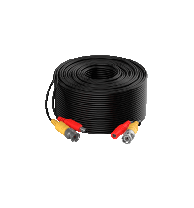 Cable/ Dahua/ Dh-pfm942i-50-5/ 50 Mts Armado Para Video Y Energia/con Conectores Bnc Y Energia/ Camaras Hasta 4k/soporta:ahd/cvi/tvi/cvbs/uso Exterior E Interior/cobre De Alta Pureza