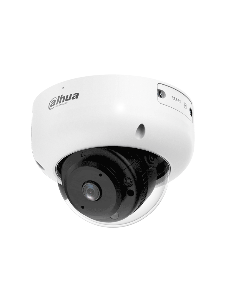 Camara Ip/ Dahua/ Ipc-hdbw3441r-as-p/ Domo AntivandÁlica 4 Mp/ Lente 2.1 Mm/  And #8738; 180°/ Ir 15 Mts/ Ia Wizsense/ Det. De Mov. Int./ Prot. Perimetral / Starlight / Poe / Wdr / H.265+ / Ip67 / Ik10 M