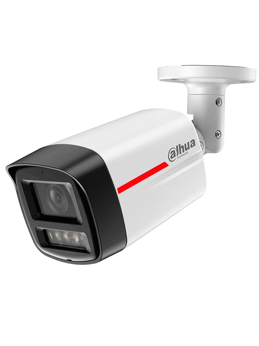 Camara Ip/ Dahua/ Dh-ipc-hfw2249tlp-s-led-0280b-pro/ Bullet De 2mp/ Wizcolor/ Wizsense/smd Plus/ Prot. Perimetral/ Detec. De Movimiento Inteligente/ Lente 2.8mm/luz Calida 50m/ Microfono/msd/poe/ip67