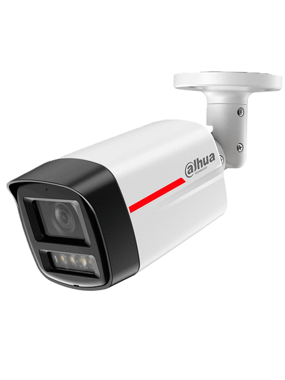 Camara Ip/ Dahua/ Dh-ipc-hfw2249tlp-s-led-0280b-pro/ Bullet De 2mp/ Wizcolor/ Wizsense/smd Plus/ Prot. Perimetral/ Detec. De Movimiento Inteligente/ Lente 2.8mm/luz Calida 50m/ Microfono/msd/poe/ip67