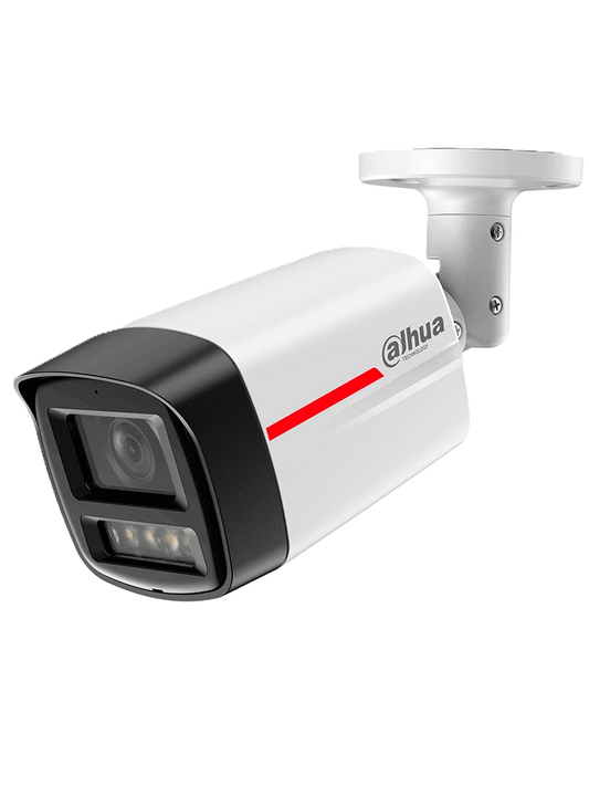 Camara Ip/ Dahua/ Dh-ipc-hfw2249tlp-s-led-0280b-pro/ Bullet De 2mp/ Wizcolor/ Wizsense/smd Plus/ Prot. Perimetral/ Detec. De Movimiento Inteligente/ Lente 2.8mm/luz Calida 50m/ Microfono/msd/poe/ip67