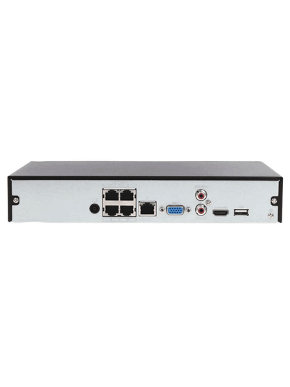 Nvr Dahua De 4 Canales Ip/ Serie Lite/ 4 Puertos Poe / H.265/ 80 Mbps/ Hdmi/ Vga/ 1 Interfaz Sata De Hasta 8tb/ Soporta Camaras Onvif Y Rtsp