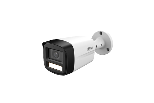 Camara Analoga/ Dahua/ Dh-hac-hfw1209tlmn-a-led-s3/ Bullet Full Color De 2 Mp 1080p/lente De 2.8mm/ 108°de Apertura/ Microfono Integrado/ 40 Mts De Iluminacion/ Dwdr/ Ip67/ Metalica+policarbonato