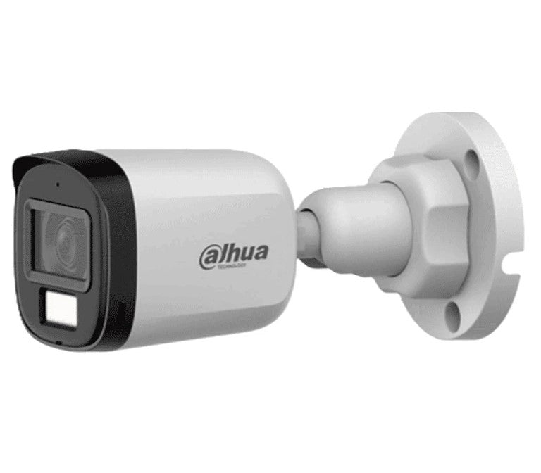 Camara/ Dahua/ Dh-hac-b1a51n-u-il-a/  Bullet De 5 Mp Serie Cooper/ Lente 2.8 Mm Apertura Hasta 106°/ Iluminacion Dual Inteligente/hasta 30mts Con Ir +20mts Luz Calida/ Microfono Incorporado/ Plastico