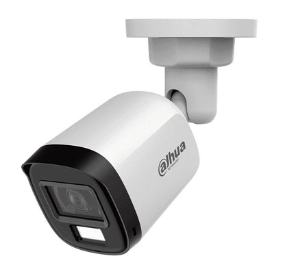 Camara/ Dahua/ Dh-hac-b1a51n-u-il-a/  Bullet De 5 Mp Serie Cooper/ Lente 2.8 Mm Apertura Hasta 106°/ Iluminacion Dual Inteligente/hasta 30mts Con Ir +20mts Luz Calida/ Microfono Incorporado/ Plastico