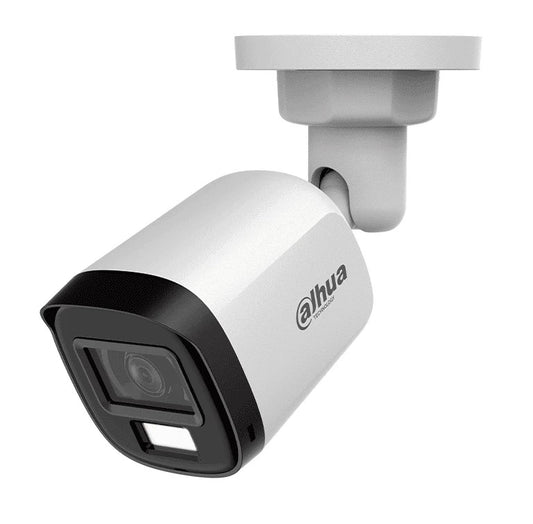 Camara/ Dahua/ Dh-hac-b1a51n-u-il-a/  Bullet De 5 Mp Serie Cooper/ Lente 2.8 Mm Apertura Hasta 106°/ Iluminacion Dual Inteligente/hasta 30mts Con Ir +20mts Luz Calida/ Microfono Incorporado/ Plastico