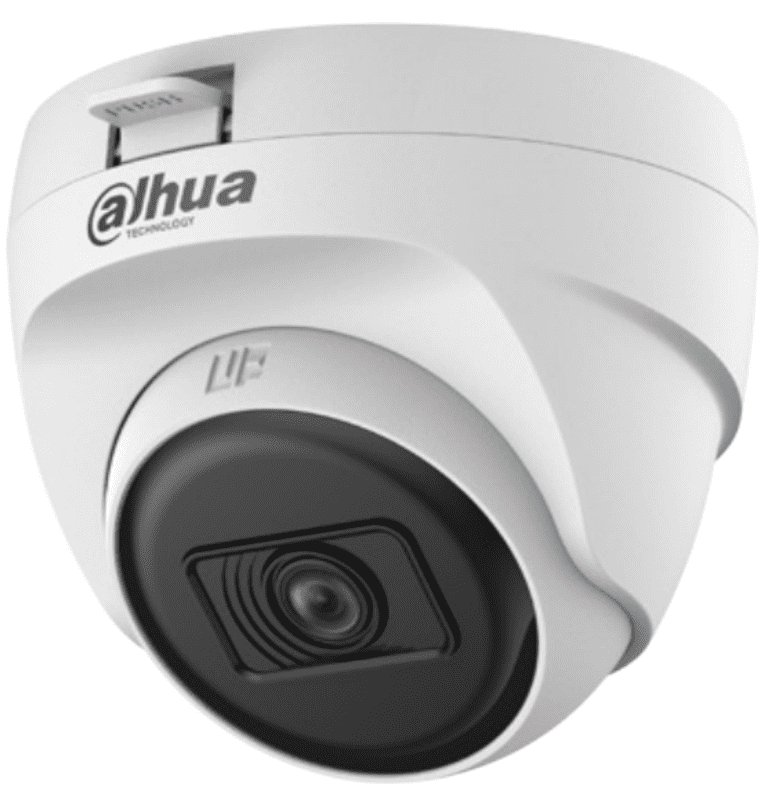 Camara Analoga/ Dahua/  Hac-t1a21n-u-28/ Domo De 2 Mp/ Lente 2.8 Mm / 100 Grados De Apertura/ Smart Ir 25 Mts/ Uso Interior/ Cvi/tvi/ahd/cbvs/ Plastica