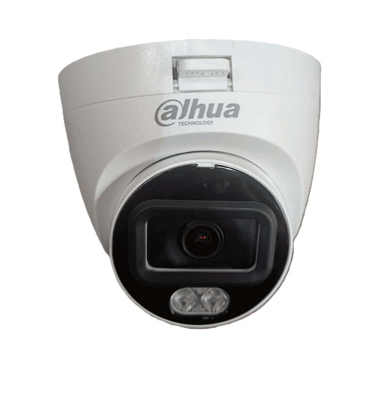 Camara Analoga/ Dahua/ Dh-hac-hdw1209tlqn-a-led-0280b-s3/ Domo Full Color De 2 Mp Con Lente De 2.8mm Y Angulo De 103°. Microfono Integrado, Iluminacion De 20m, Tecnologia Starlight Y Dwdr. Resistente