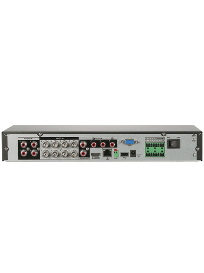 Dvr/ Dahua/ Xvr5108he-4kl-i3/ 8 Canales 4k Con Tecnologia Wizsense Y Compresion H.265+. Admite 8 Canales Hdcvi + 8 Ip, Reconocimiento Facial En 2 Canales, Smd Plus, Proteccion Perimetral, 1 Sata De H