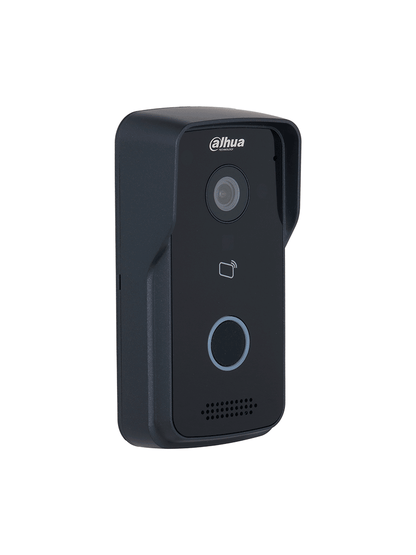 Videoportero Ip/ Dahua/ Dhi-vto2111d-p-s3 - Frente De Calle/ Alambrico/ Angulo Vision 107 Grados Con Wdr /apertura De Puerta Por App, Tarjeta Y Desde Monitor/exterior Ip65/ Poe/ Soporta 10 Monitores