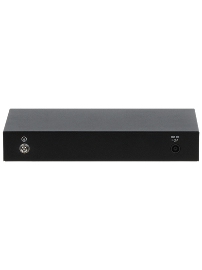 Switch/ Dahua/ Cs4010-8et-110/10 Puertos (8 Puertos Poe 10/100/ 2 Puertos Uplink 10/100/1000/ 110 Watts Totales)administrable En La Nube Por Dolynk Care/poe 250 Metros/carcasa Metalica/switching 5.6