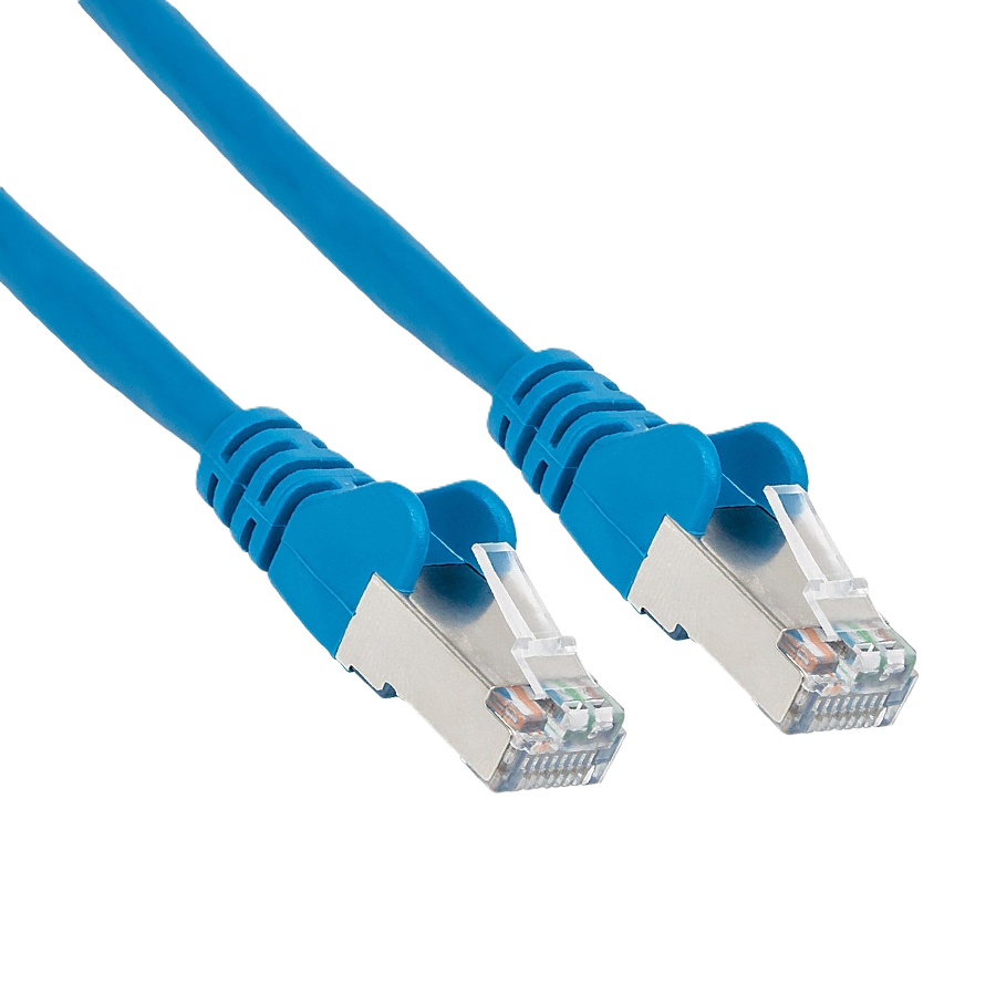 Cable Patch,intellinet,741491, Cat 6a,  3.0m(10.0f) S/ftp Azul