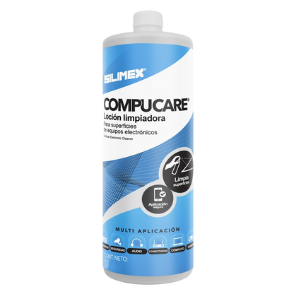 Atomizador Compucare Locion Limpiadora Y Protectora De Carcasas Plasticas Y Metalicas Para Uso Exclusivamente Externo Silimex 1 Lt