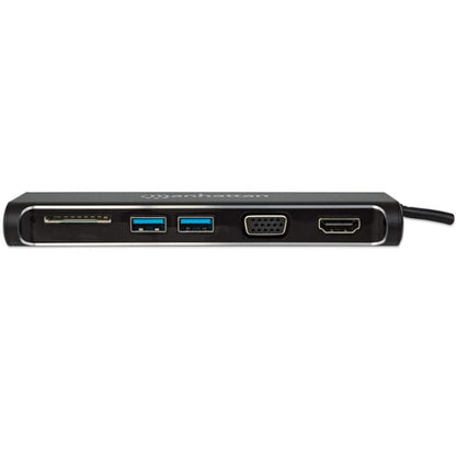Docking,manhattan,152631,4-1,usb-c A Hdmi Vga 2 Usb 3.1 Lector Tarjetas Sd M-h