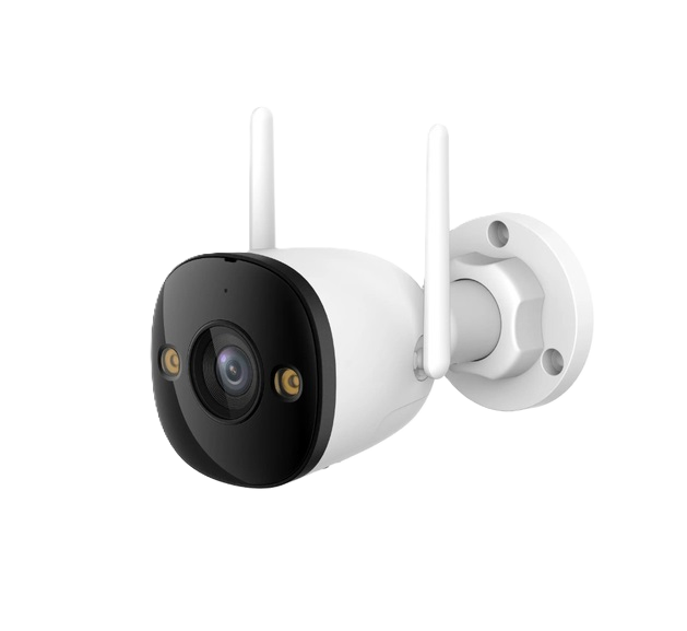 Camara Ip / Imou / Ipc-k3dn-3h0wf / Wifi / Bullet 2e 3 Mp - 2k / Bala / Full Color / Exterior / H.265 / Deteccion De Humanos / Microfono / Ir De 30 Metros / Lente De 2.8 Mm / Ranura Micro Sd / Ip67 /