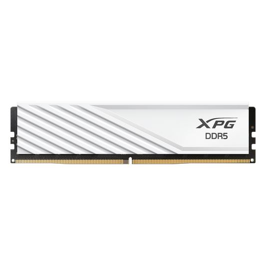 Memoira Xpg Lancer Blace Udimm Ddr5 32g Pc5-44800 5600mhz Cl46 1.1v Con Disipador Blanco Pc Gammer/alto Rendimiento (ax5u5600c4632g-slabwh)
