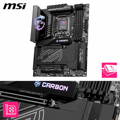 Mb Mpg Z890 Carbon Wifi Intel S-1851 Ddr5 Gama Alta