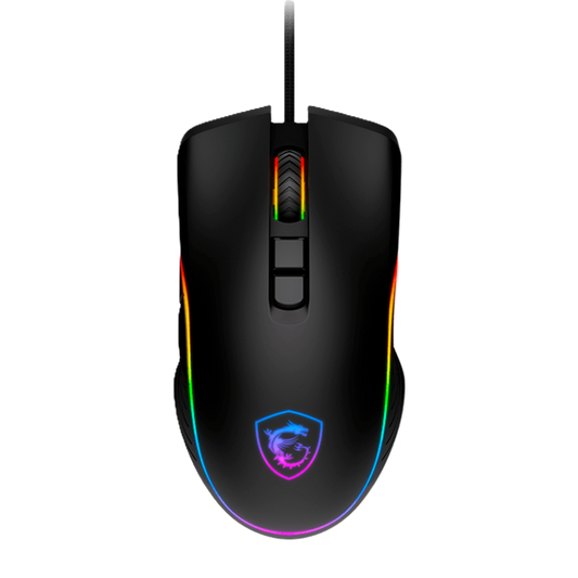 Mouse Msi Optico Forge Gm300 /cableado/dpi 7200/usb/rgb/gamer
