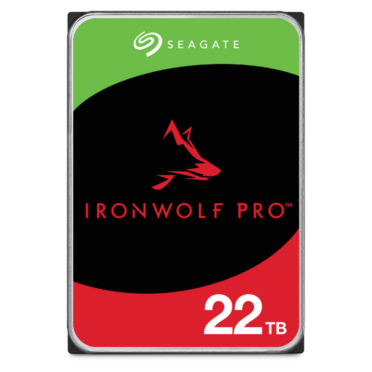Disco Duro Interno Seagate Ironwolf Pro 22tb 3.5 Escritorio Sata3 6gb/s 512mb 7200rpm 24x7 Hot-plug Nas Sin Limite De Bahias
