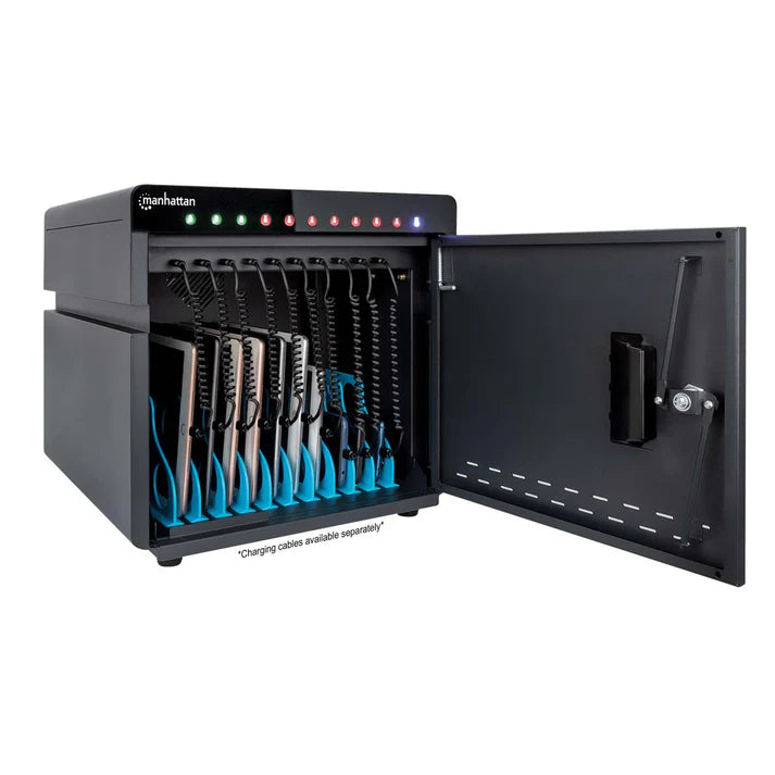Gabinete De Carga,manhattan,715942, De 10 Puertos Usb-c 10.2 180w