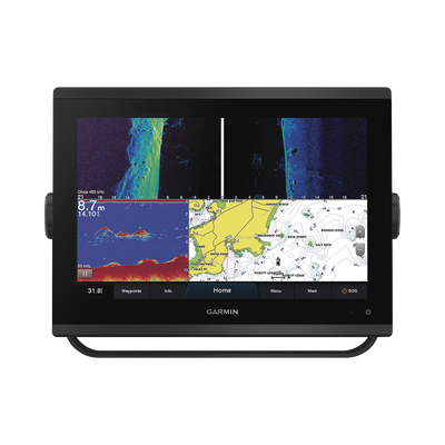 GPSMAP® 1223xsv / Pantalla Táctil WXGA 12.1" / Resolución 1280x800 / GPS-GLONASS-Galileo / Compatible con NMEA 2000 y 0183 / Sonda CHIRP Integrada / ClearVü y SideVü / IPX7 / Alimentación 10-32 Vdc