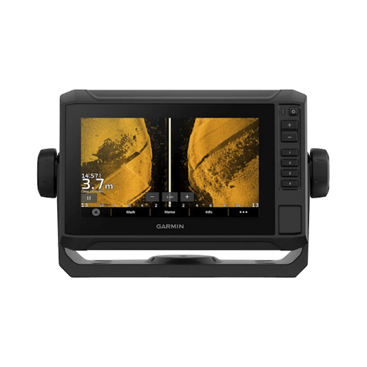 ECHOMAP UHD2 72sv con mapa base precargado, puerto de conexión NMEA 2000, sonda SIDEVÜ, CLEARVÜ Y CHIRP tradicional. no incluye transductor.