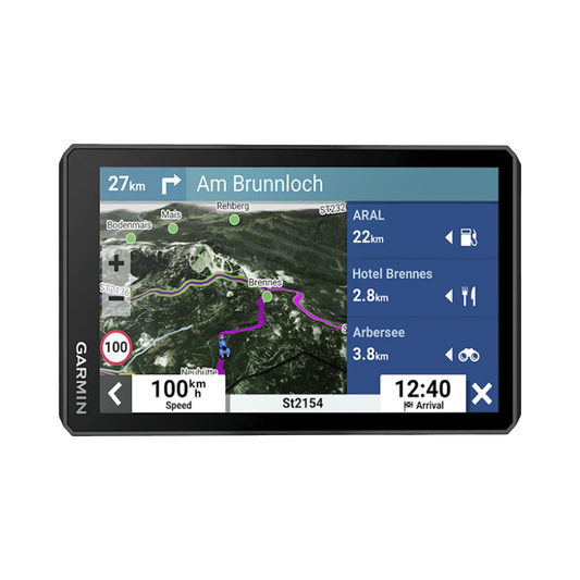 Navegador por Satélite para Moto / Pantalla Brillante 6" / Resistente IPX7 / Cambio de Mapa Sencillo / Garmin Adventurous Routing