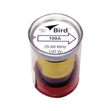 Elemento De 100 Watt En Línea 7/8" Para Wattmetro Bird 43 En Rango De Frecuencia De 25 A 60 Mhz.