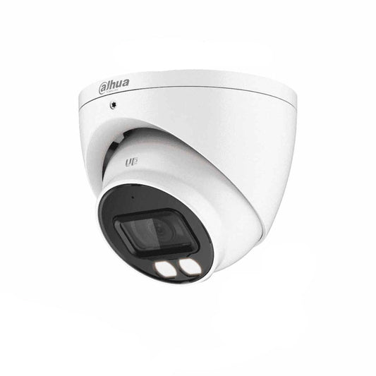 Camara Analoga/ Dahua/ Hac-hdw1509tn-a-led-0360b/ Domo Full Color De 5 Mp Con Lente De 3.6 Mm Y Microfono Integrado. Ofrece Iluminacion Led Hasta 40m, Tecnologia Starlight Y Resistencia Al Agua Ip67