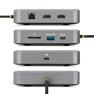 Docking Station - Adaptador Multipuertos Usb-c - Video Doble Hdmi - 4k 60hz - Hub Usb 3.1 - Pd De 100w - Cable De 55cm - Startech.com Mod. 102b-usbc-multiport