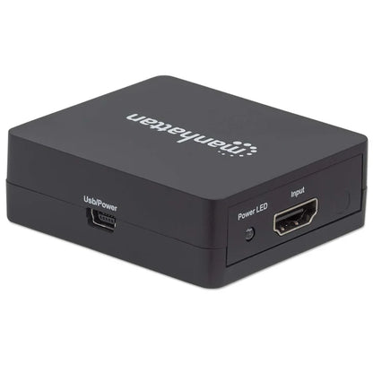 Video Splitter,manhattan,207652, Hdmi 1080p, 1 In:2 Out, Alimentado Por Usb