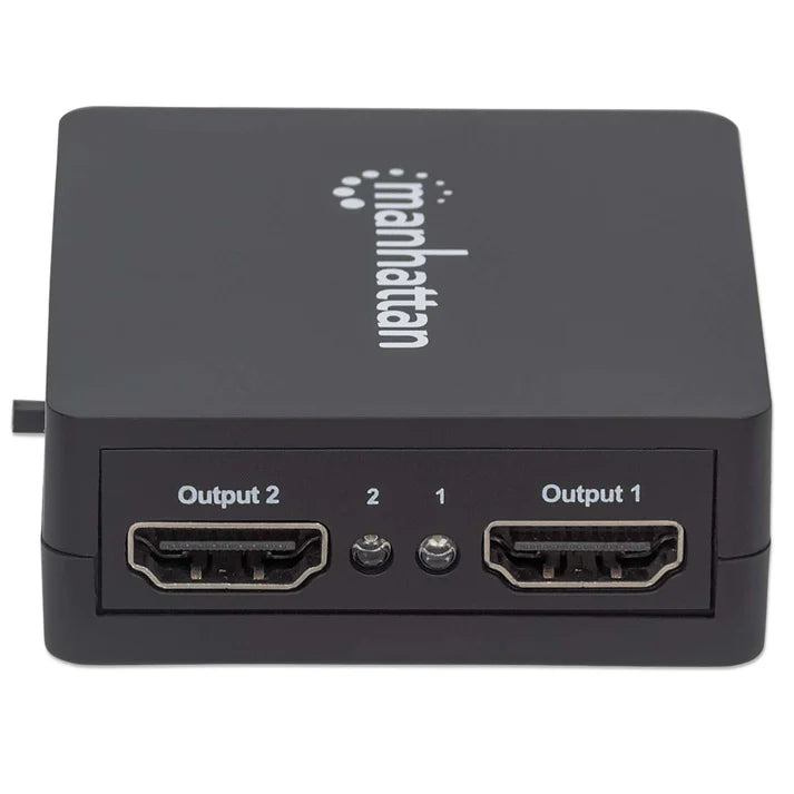 Video Splitter,manhattan,207652, Hdmi 1080p, 1 In:2 Out, Alimentado Por Usb