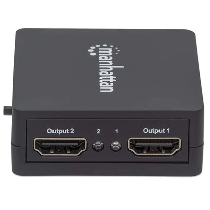 Video Splitter,manhattan,207652, Hdmi 1080p, 1 In:2 Out, Alimentado Por Usb