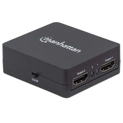 Video Splitter,manhattan,207652, Hdmi 1080p, 1 In:2 Out, Alimentado Por Usb