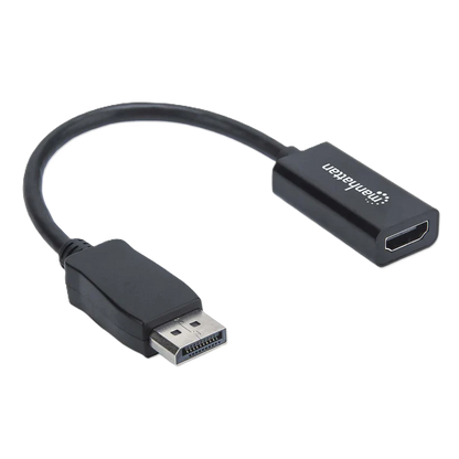Adaptador Displayport,manhattan,151634, M A Hdmi H, Cable 15cm 1080p