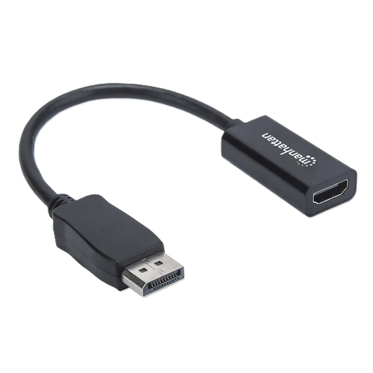 Adaptador Displayport,manhattan,151634, M A Hdmi H, Cable 15cm 1080p