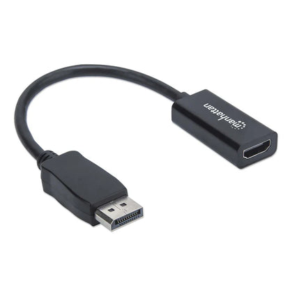 Adaptador Displayport,manhattan,151634, M A Hdmi H, Cable 15cm 1080p