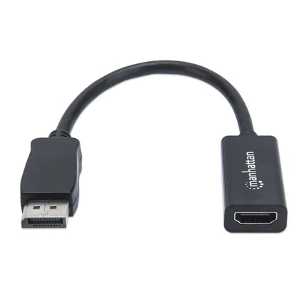 Adaptador Displayport,manhattan,151634, M A Hdmi H, Cable 15cm 1080p