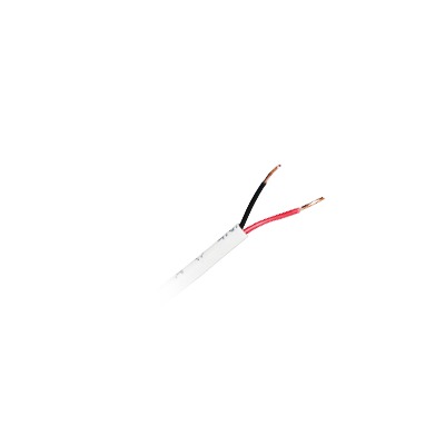 Bobina De 305 Metros / Alambre De Cobre 2 X 22 Awg / Tipo Alarmas Cm-cl2 / Color Blanco / Para Aplicaciones De Alarmas De Intrusión / Automatización