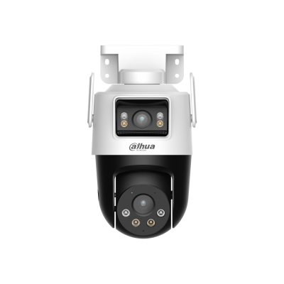 Camara Ip/ Dahua/ Ipc-wpt1539dd-sw-5e2-pv/ Pt Wifi Dual De 10 Mp, 2 Lentes De 5 Mp C/u(fijo Y Pt), Iluminador Dual Inteligente/ Ir De 50m, Microfono Y Altavoz Integrados,ia,autotracking, Disuacion Ac