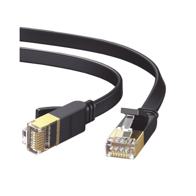 Cable Ethernet Plano Cat7 U/ftp 10 Gigabit 600mhz 1 Metro (3.28 Pies)