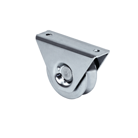 (325V-80) Rueda de 8 cm / Con Capacidad Para Puertas de Hasta 200 Kg / Para Montaje en Superficie / Canal Tipo "V"